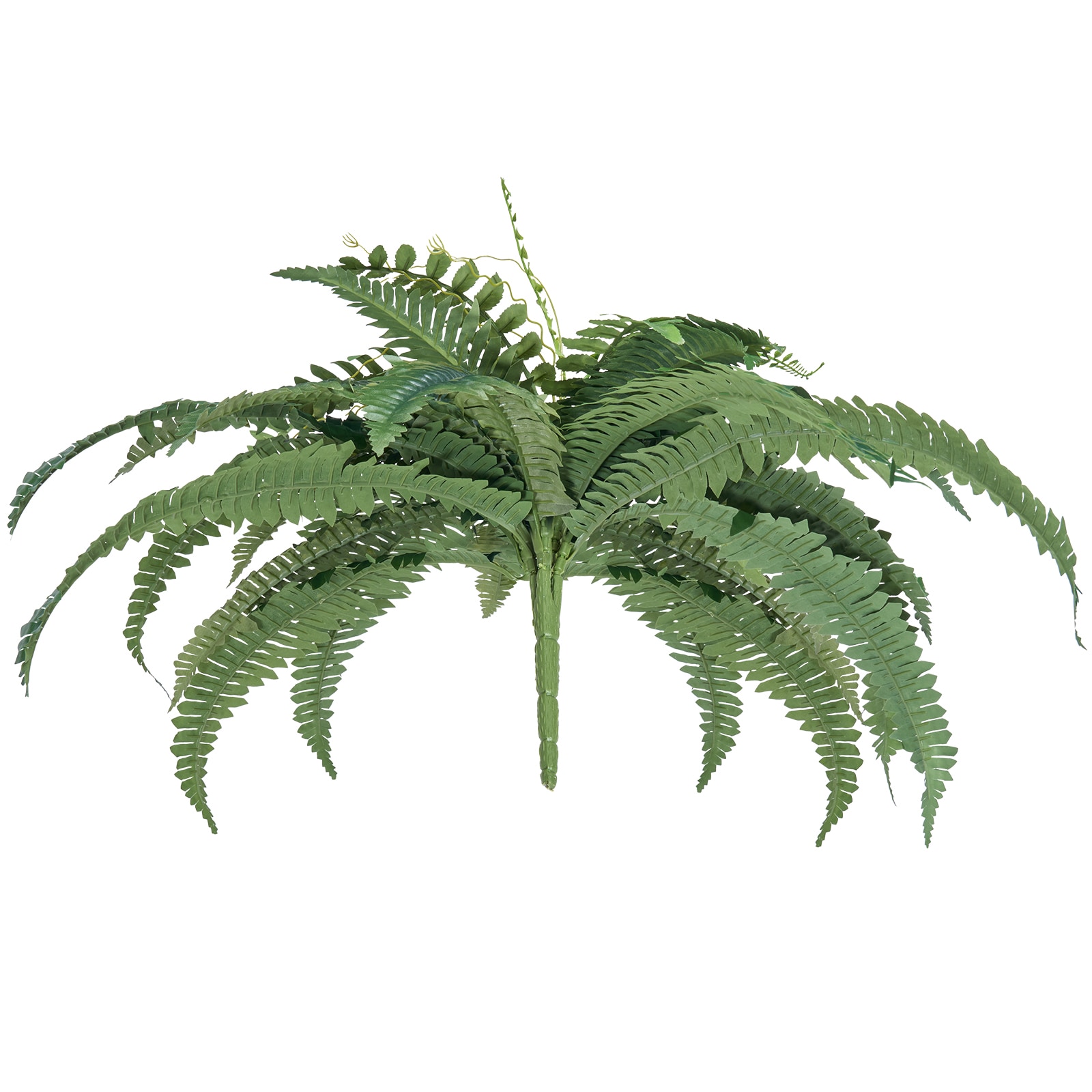 Artificial Boston Ferns Plastic Indoor Outdoor Decorative Plants_voghion.com